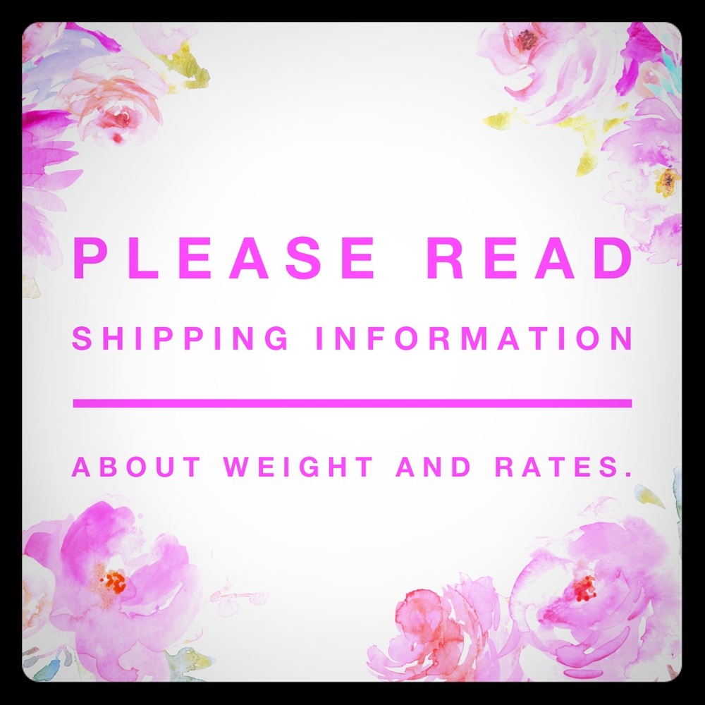 Important shipping information
